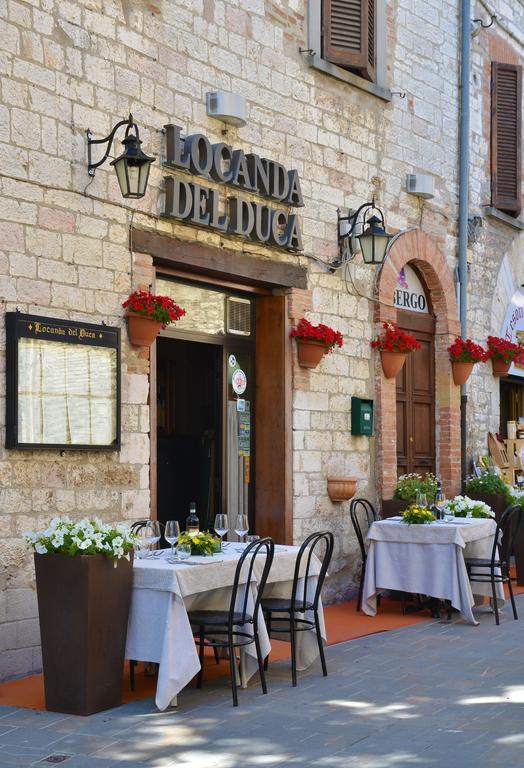 Locanda Del Duca Gubbio Buitenkant foto